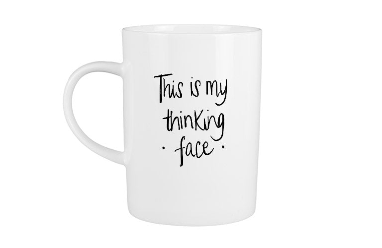 This is My Thinking Face Mug