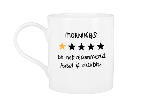 Mornings Do Not Recommend Mug